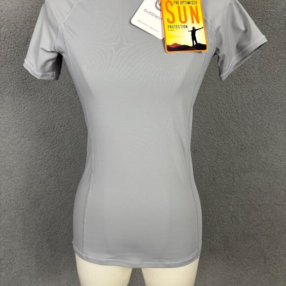 Bubblelime Women's UV Protection Short Sleeve Rash Guard Gray Size XS NWT's - Picture 5 of 8